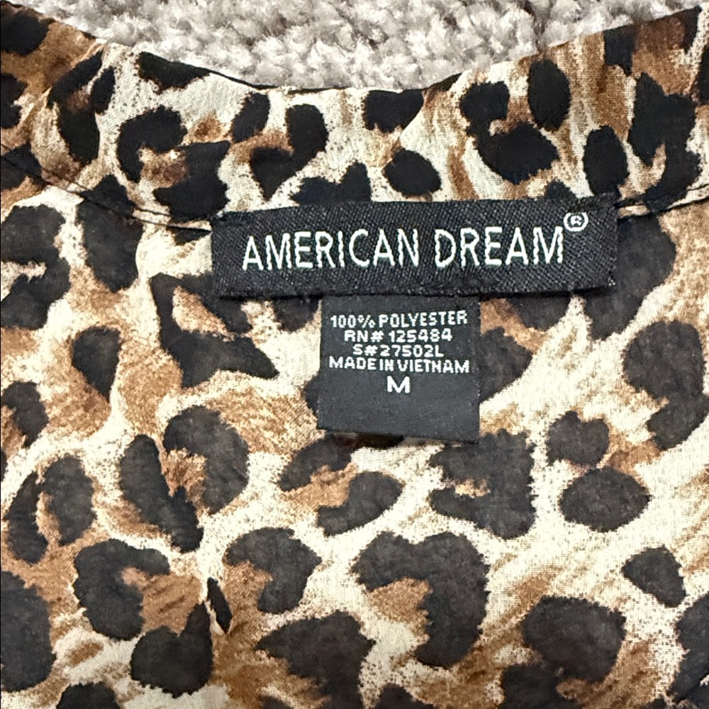 Leopard Print Blouse - image 3